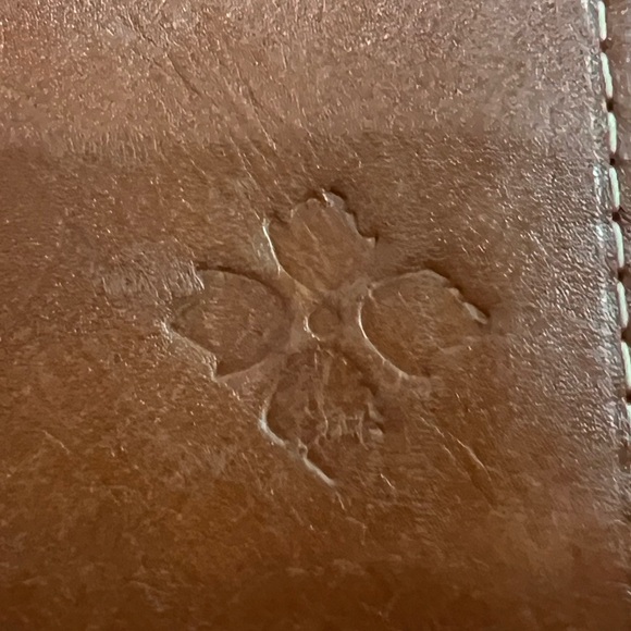 Patricia Nash Cametti trifold brown leather wallet with many compartments - Picture 4 of 13